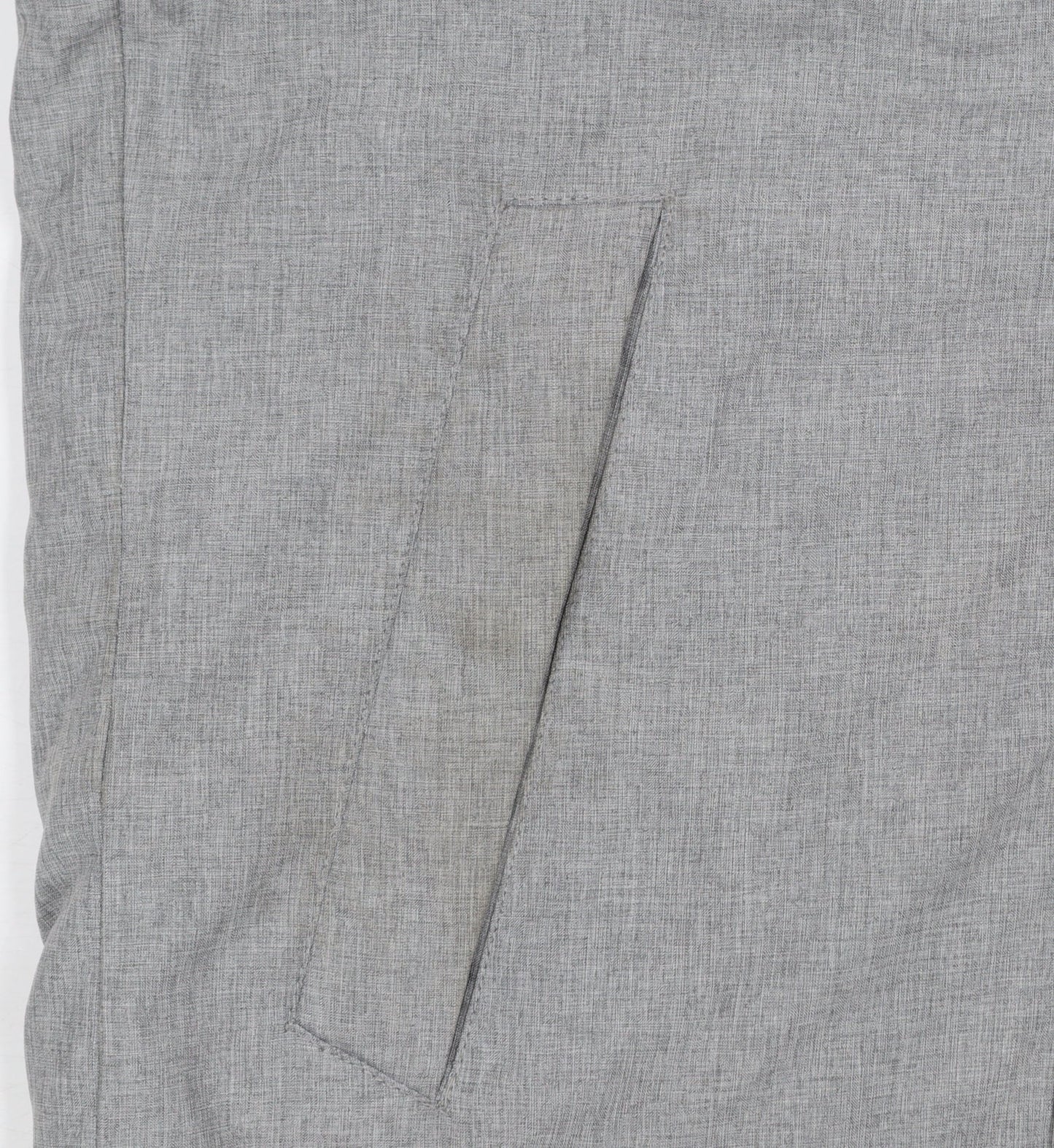 Jack & Jones Men's Grey Hooded Windbreaker Jacket Size M