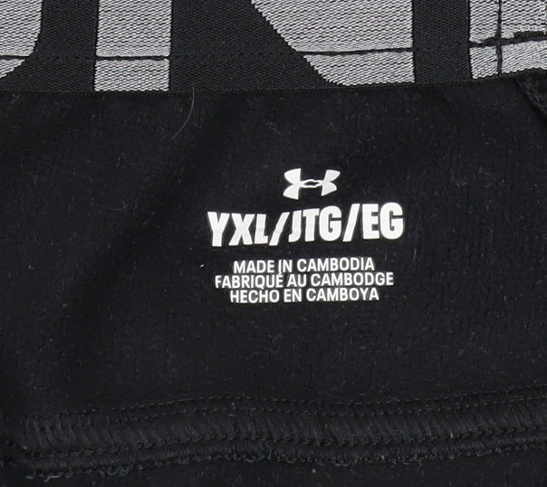 Under Armour Boys Black XL Jogger Activewear Trousers with Pockets