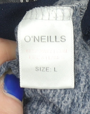 O'Neills Men's Blue 1/4 Zip Track Jacket L Athletic Fit