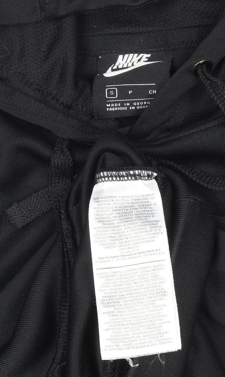 Nike Men's Black Pullover Hoodie S Regular Fit Sports Style