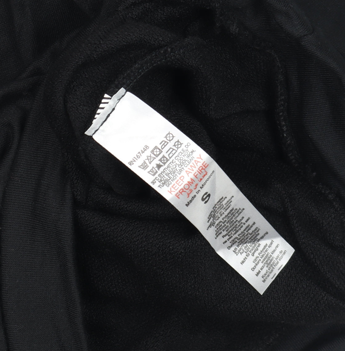 boohoo Men Black Colorado 1/4 Zip Mock Neck Sweatshirt Size S