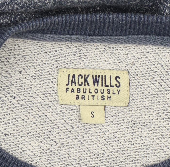 Jack Wills Men's Blue Crew Neck Sweatshirt Size S Regular Fit