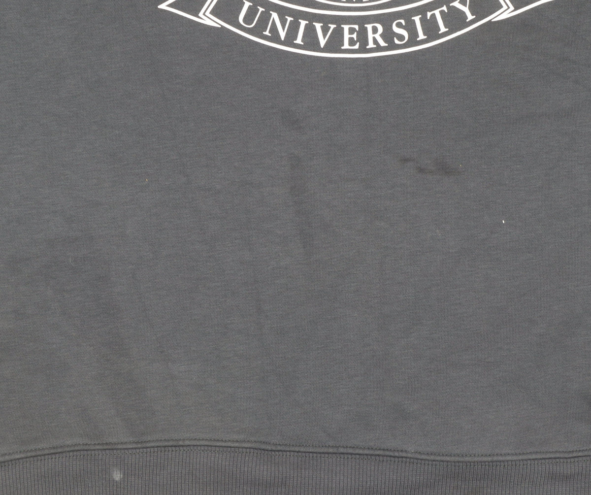 Harvard University Black Cotton Blend Women's Medium Sweatshirt
