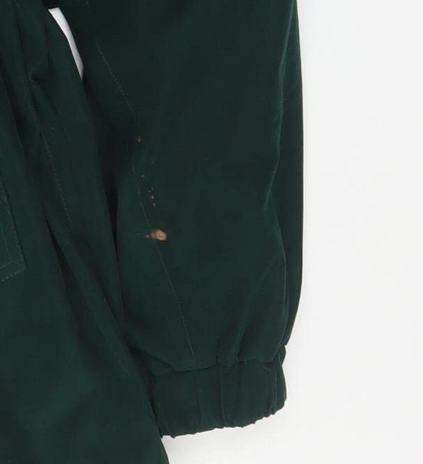 Jacqueline Ferrar Womens Green Petite Large Hooded Anorak Jacket