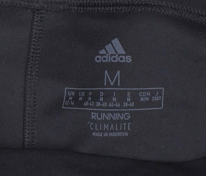 Adidas Womens Black Climalite Running Leggings Size M