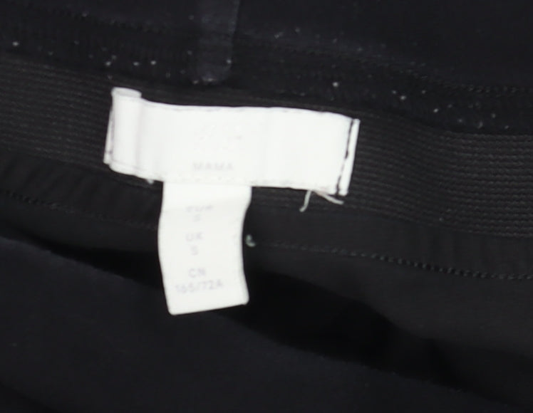 H&M MAMA Black Maternity Jersey Leggings Women's Size S