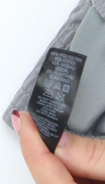 Dunnes Womens Grey Pullover Hoodie Small Cotton Blend
