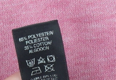 St. Bernard for Dunnes Stores Womens Pink Crew Neck Pullover Sweatshirt Size L