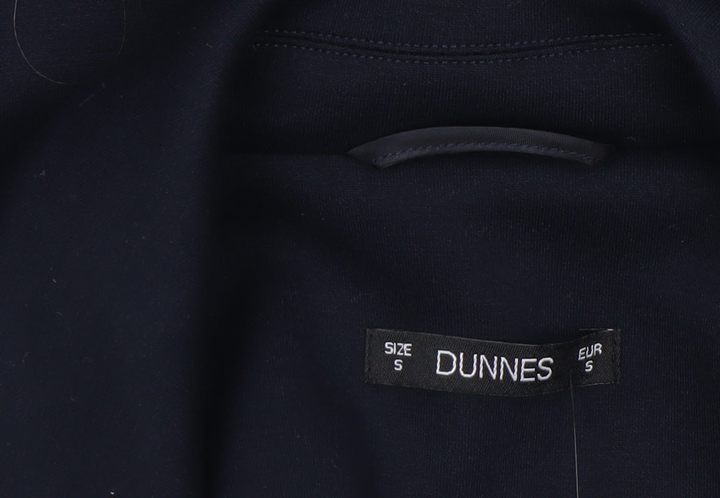 Dunnes Women’s Navy Classic Blazer Small Single-Breasted Jacket