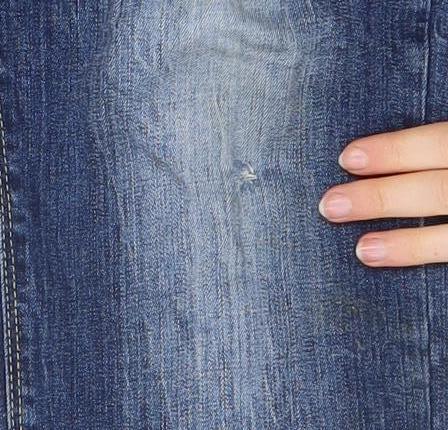 E J Denim Men's Blue 32R Straight Fit Jeans Cotton Stretch
