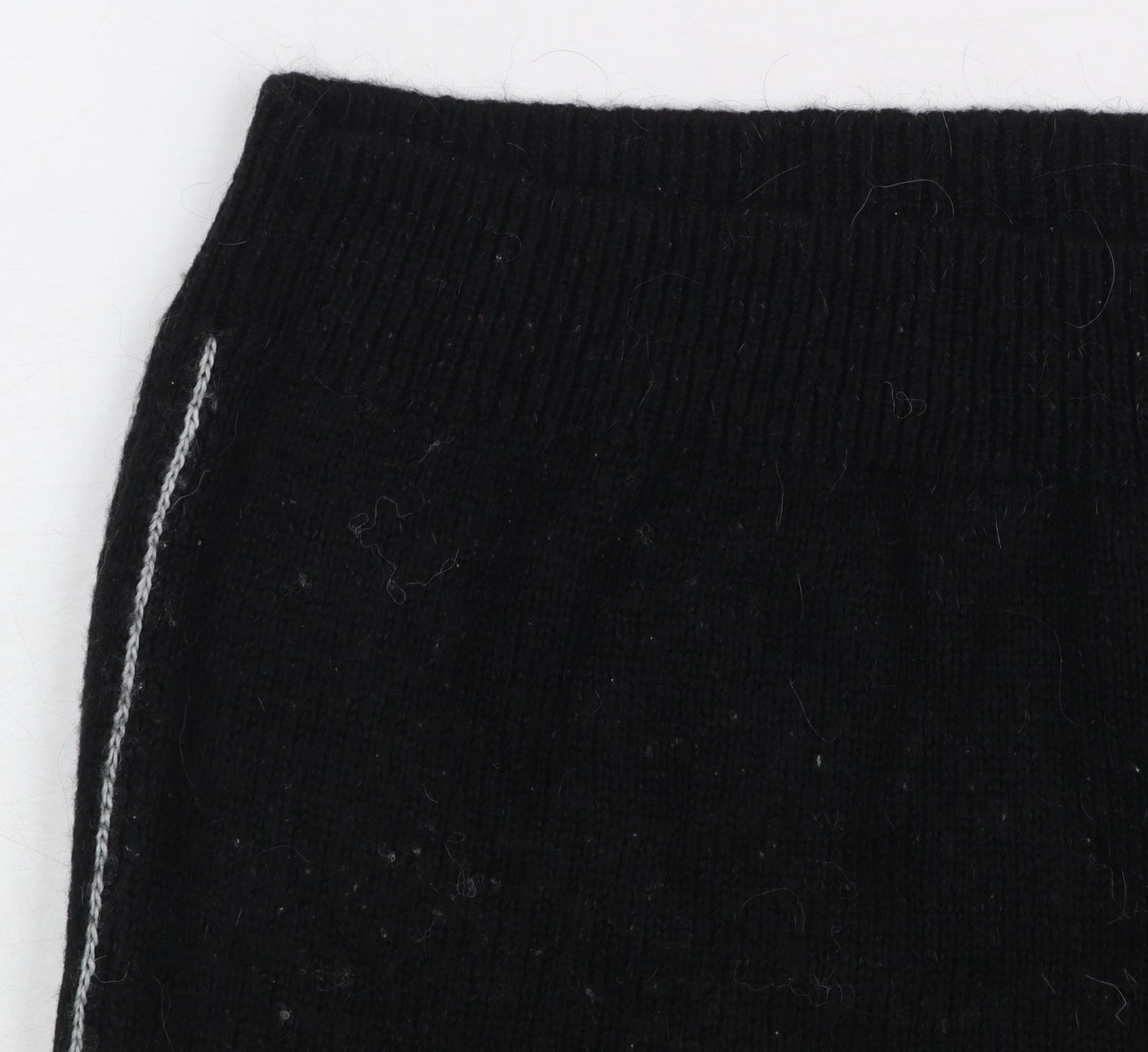 Disney Womens Black XS Mickey Mouse Knitted Pullover Jumper