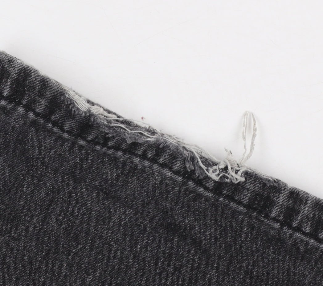 PSO Brand Women’s Black Straight Leg Jeans XL Cotton Blend Denim