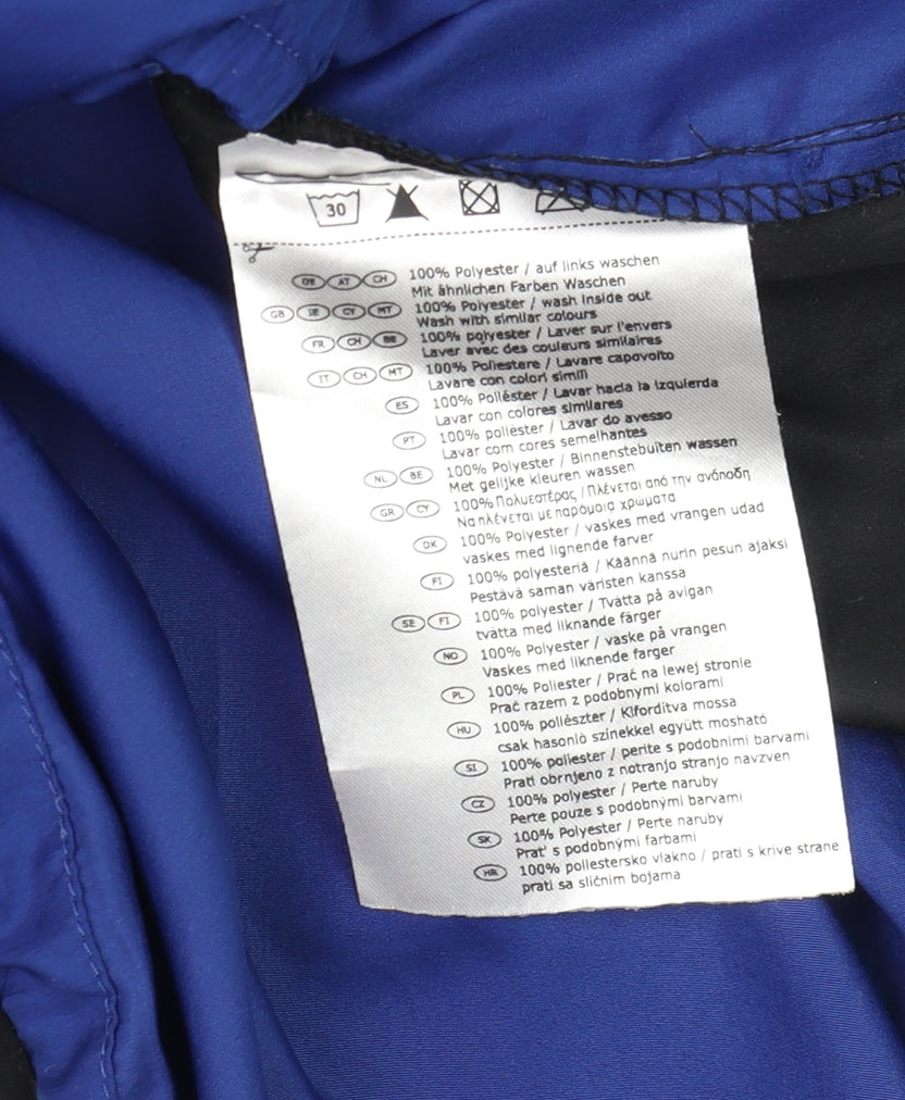 Dare 2b Women's Blue and Black Long Sleeve Zip Cycling Top Size M