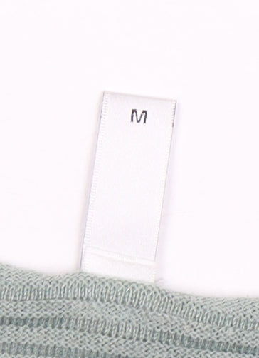 Soyaconcept Women's Green Knit Long Sleeve Basic Blouse Size M