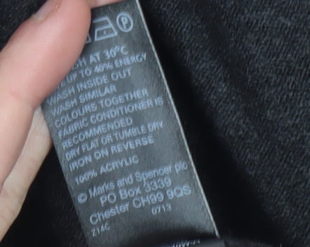 Marks & Spencer Women’s Charcoal Grey Long Sleeve Cardigan Size 12