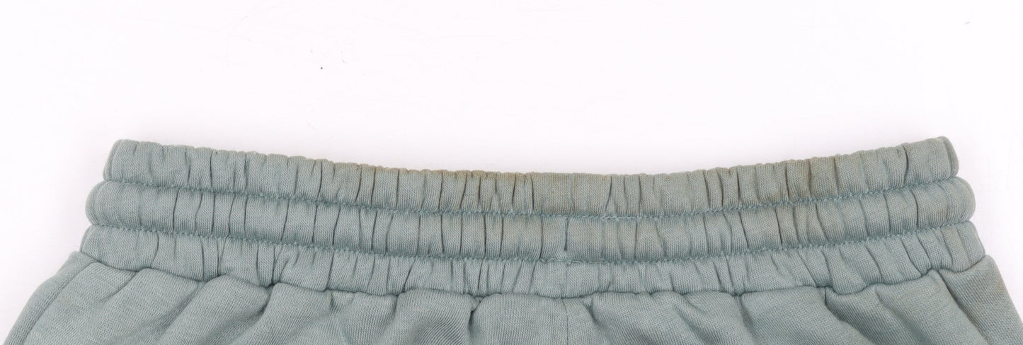 Dunnes Stores Womens Green XS Fleece Sweatpants Elastic Waist