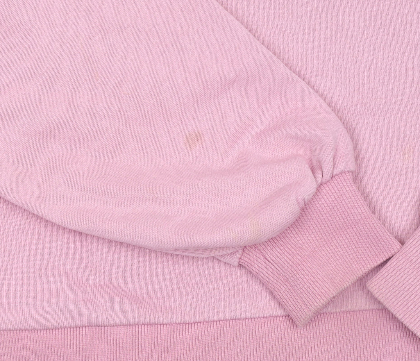 Stradivarius Women’s Pink Pullover Sweatshirt Size 12 Cotton Blend