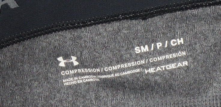 Under Armour Women’s Grey HeatGear Compression Leggings Size S