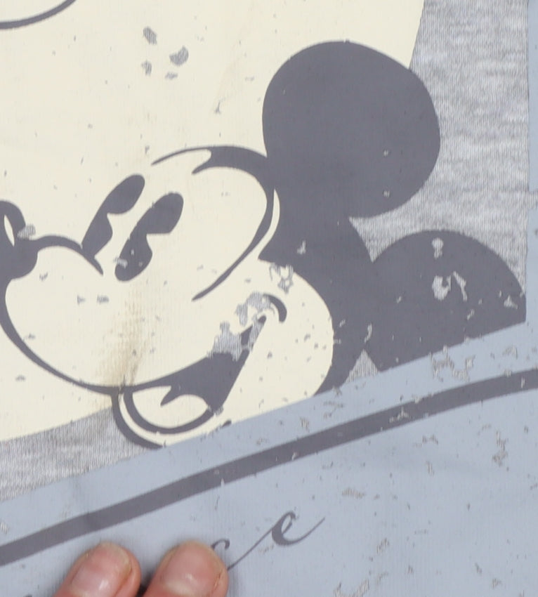 Disney Mickey Mouse Grey Crew Neck Sweatshirt Women XL 18/20 Primark Cares