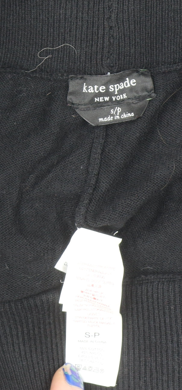 Kate Spade Women’s Black Knit Sweatpants Size S Elastic Waist Comfort Trousers