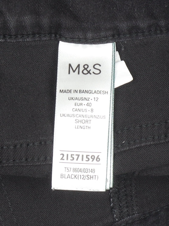 Marks and Spencer Women’s Black Skinny Jeans Size 12 Short