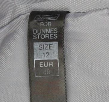 Dunnes Women Black Pinstripe Single-Breasted Blazer Size 12