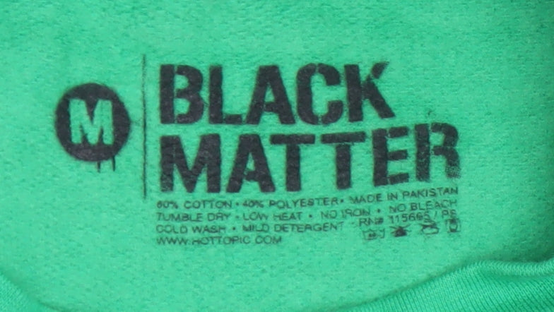Black Matter Men's Green Festive AF Christmas Sweatshirt M