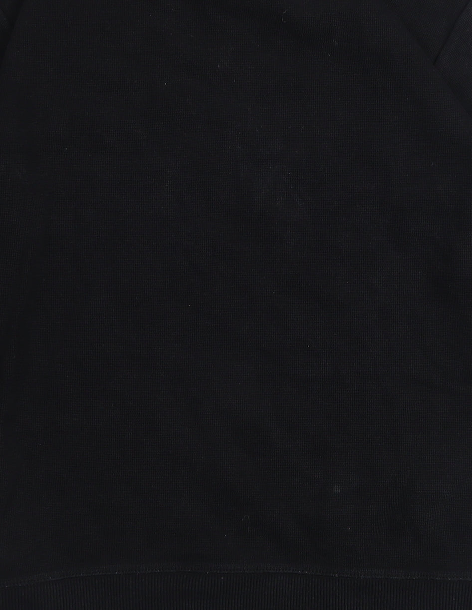 Diesel Men's Black Cotton Crew Neck Sweatshirt Size M Pullover