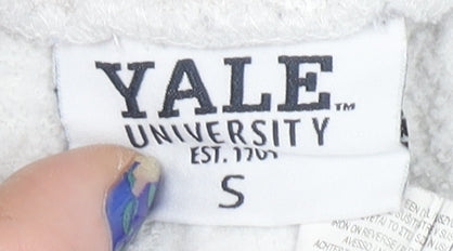 Yale University Women’s White Track Pants Small Fleece Joggers Casual