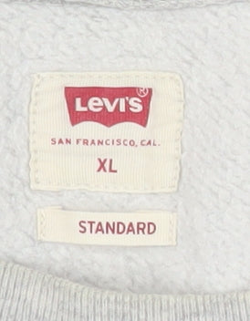 Levi's Men's Grey XL Classic Crew Neck Pullover Sweatshirt