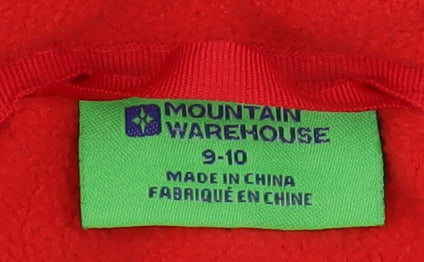 Mountain Warehouse Boys Red Hooded Puffer Jacket 9-10 Years Winter Coat