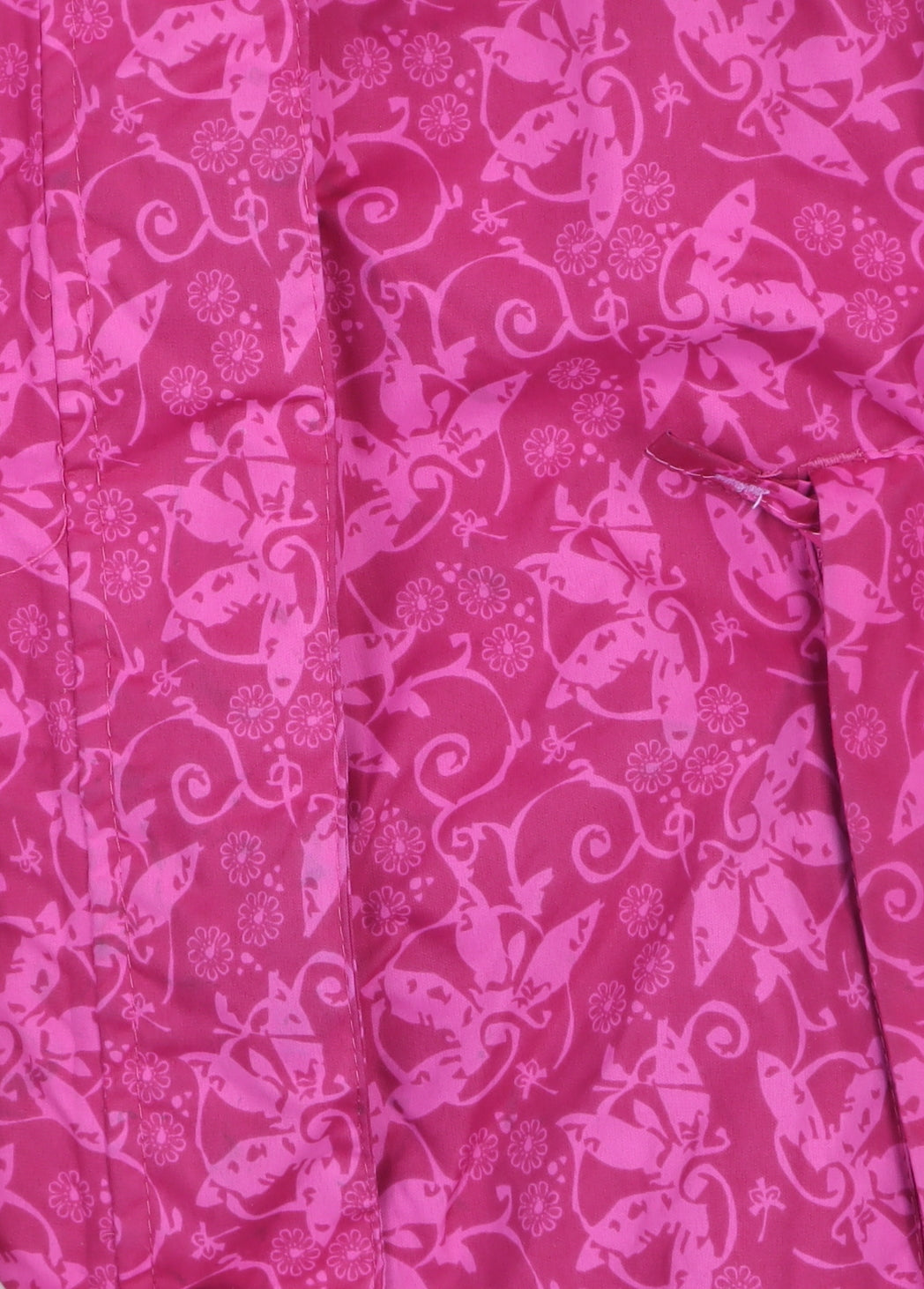 Regatta Teens Pink Butterfly Print Waterproof Hooded Rain Jacket Size 14
