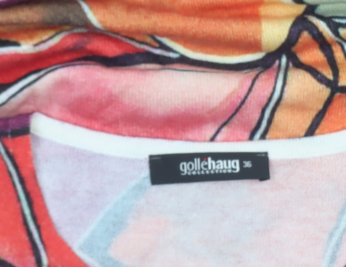 Gollehaug Women’s Multicoloured Floral Pullover Jumper Size 8