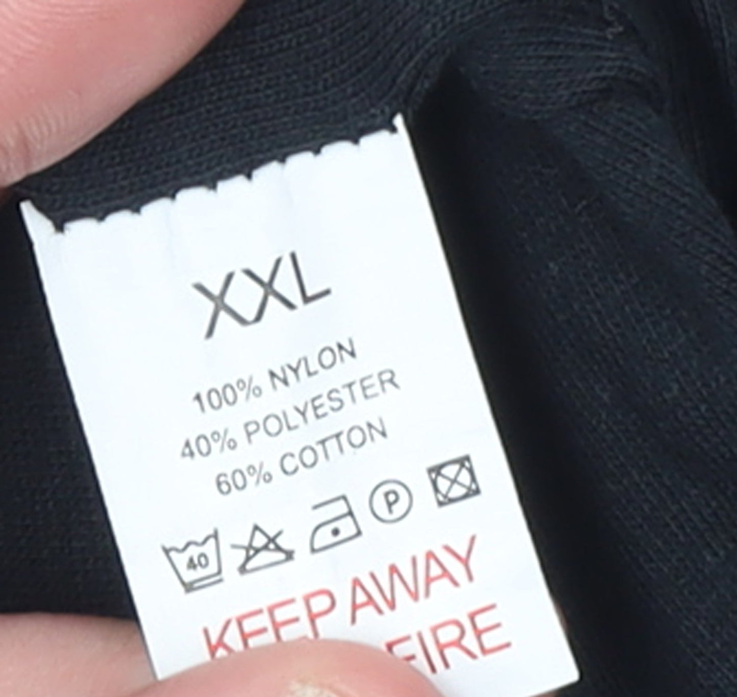 O'Neills Mens Black 2XL Nylon Straight Track Pants with Zips