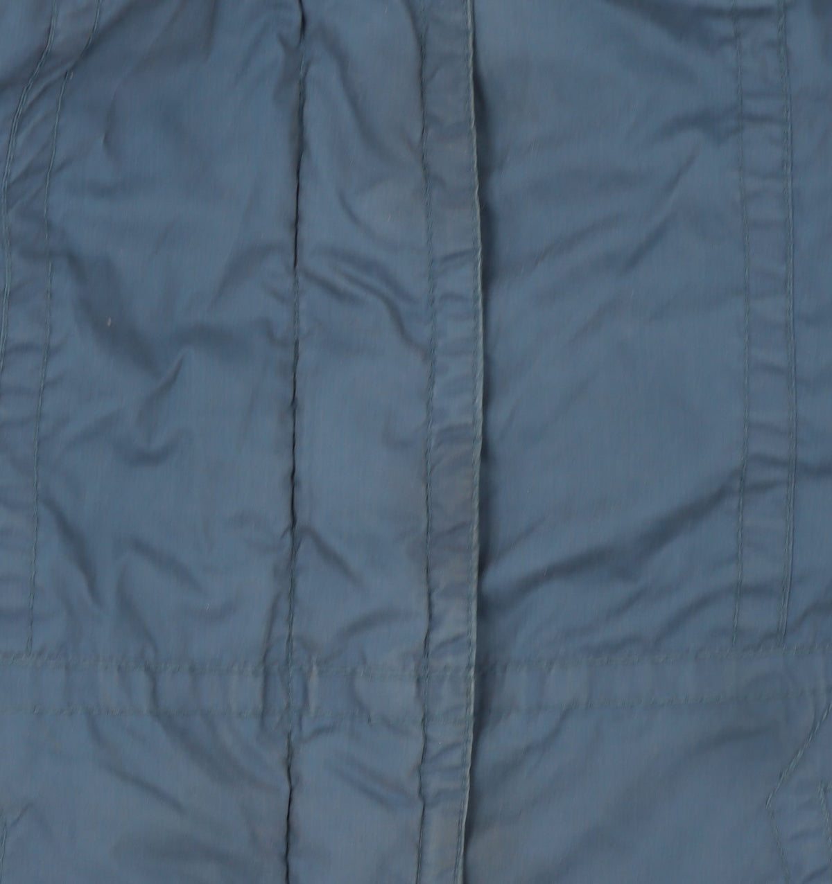 H&M Women's Blue Hooded Lined Parka Jacket Size 10