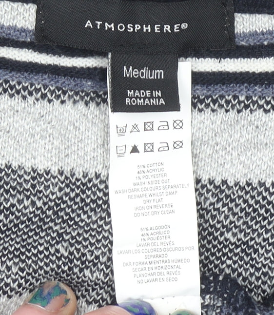 Atmosphere Women’s Multicoloured Fair Isle Knit Cardigan Size M