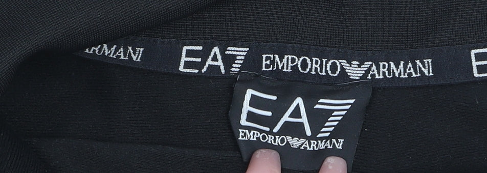 Emporio Armani EA7 Men's Black S Lightweight Zip Jacket
