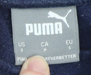 Puma Men's Navy Blue Sweatpants Joggers Small Elastic Waist