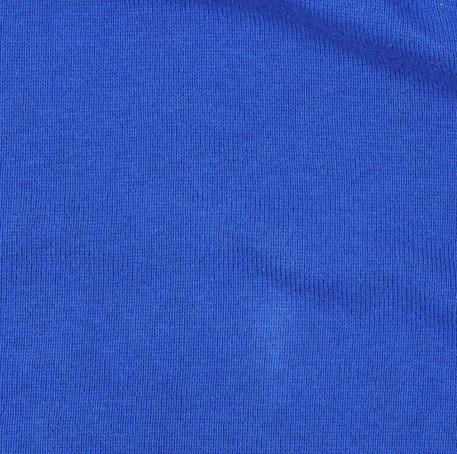 Garritt Men's Blue Hooded Stripe Pullover Jumper L Casual Knitwear