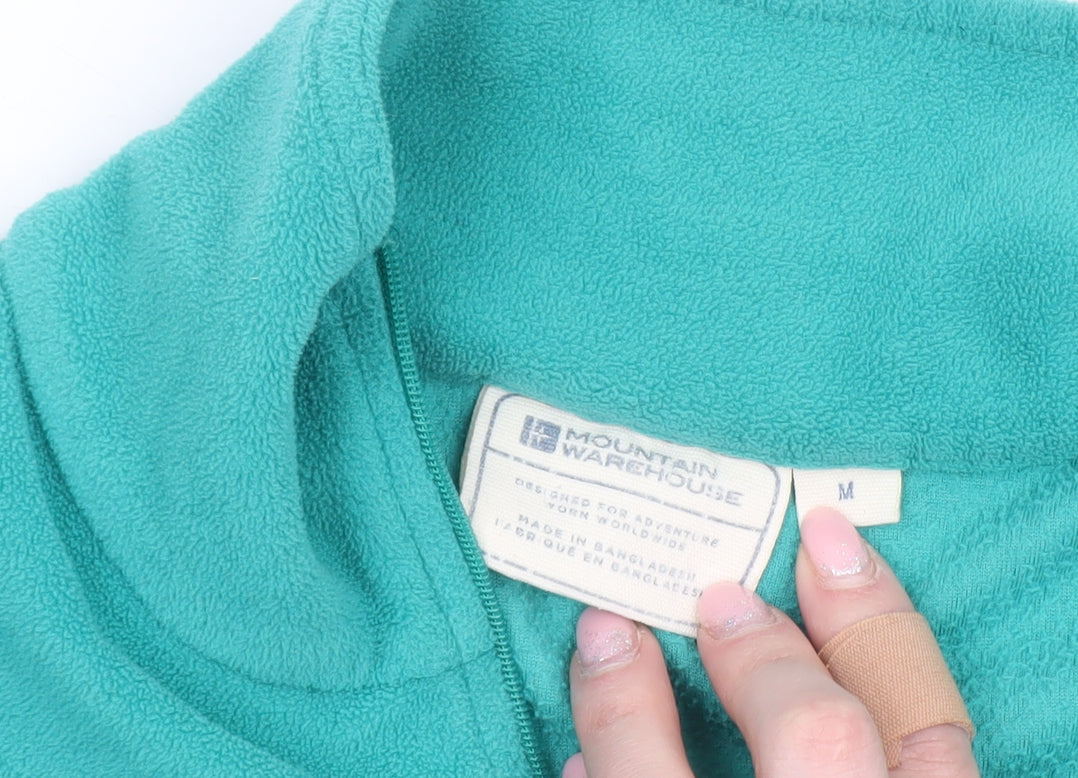 Mountain Warehouse Women’s Green Fleece Pullover Sweatshirt Size M