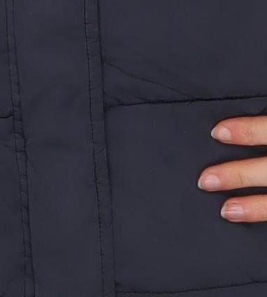 White Stuff Women Blue Long Hooded Puffer Coat Size 12