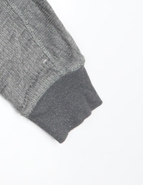 Zara Trafaluc Women Grey Cotton Blend Pullover Sweatshirt Size M