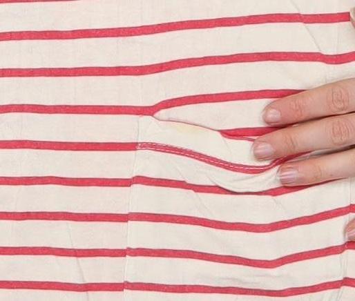 Weird Fish Women’s Multicoloured Size 12 Striped T-Shirt Dress