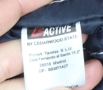 Cedarwood State Men's Red Puffer Jacket S Polyester Winter Coat
