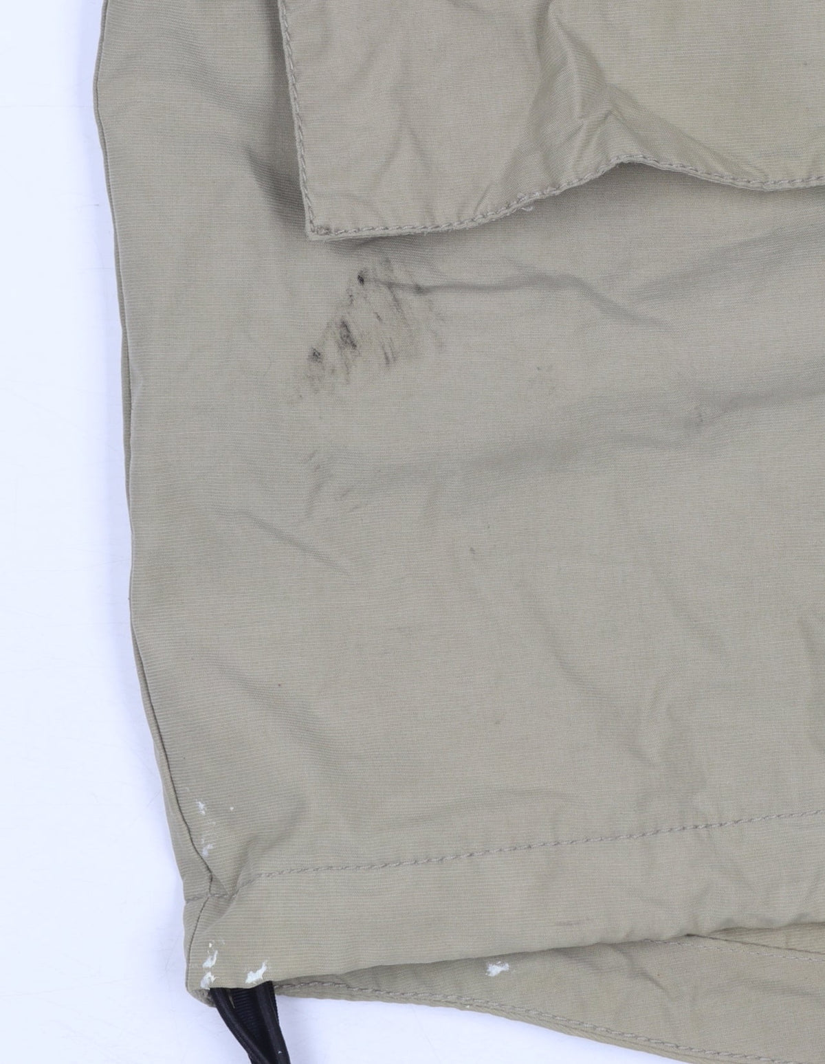 Timberland Men’s Beige Hooded Parka Jacket M Weathergear Full Zip