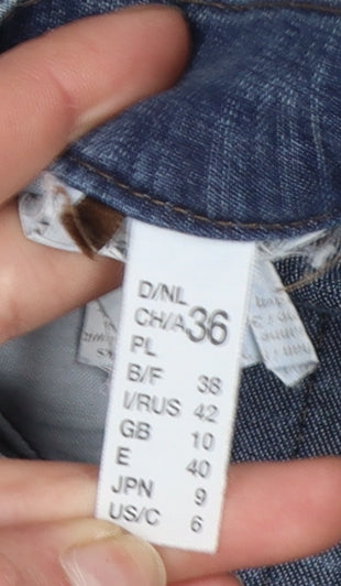 Gerry Weber Women Blue Straight Denim Jeans Size 10 Regular Fit