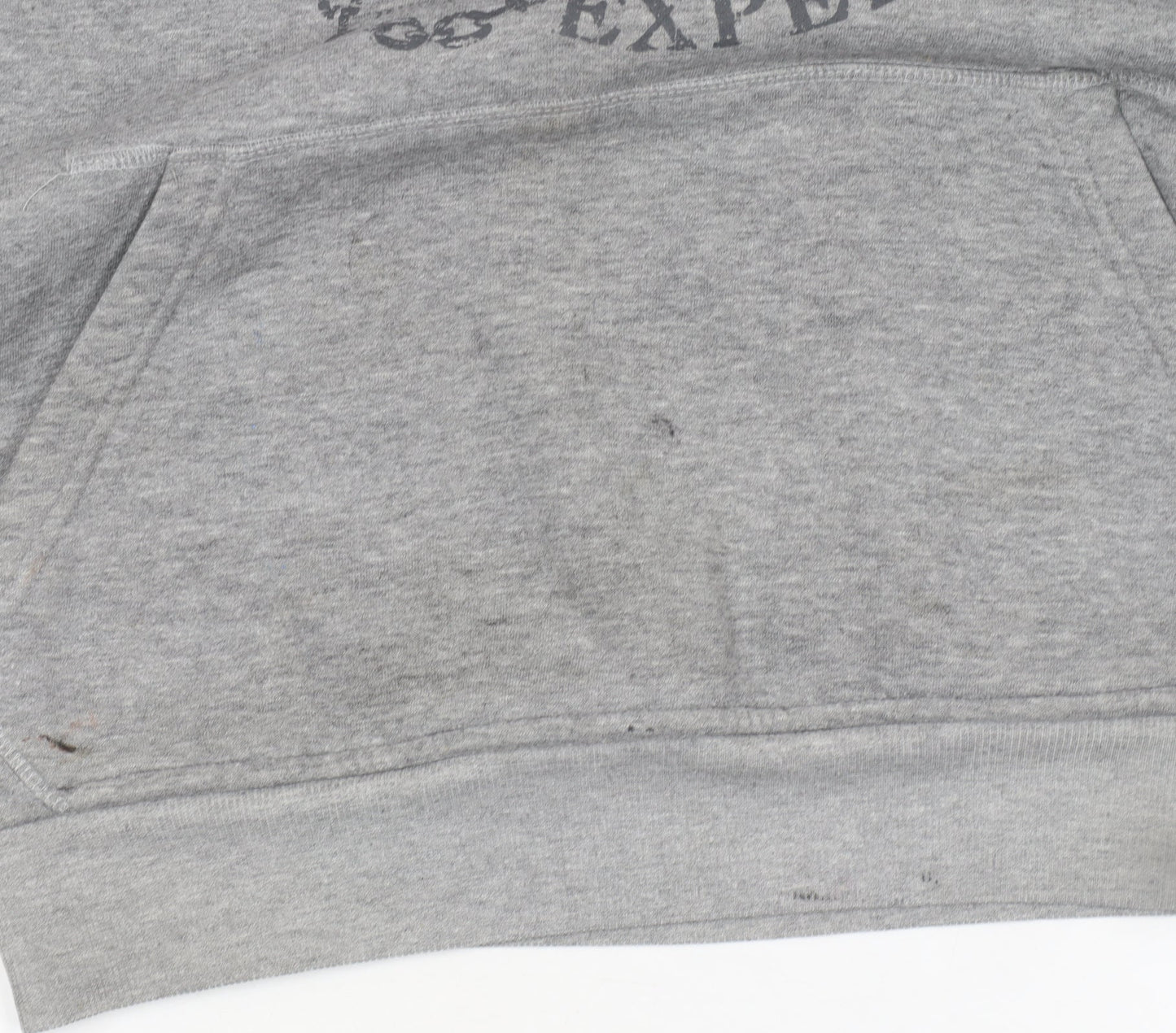 Regatta Mens Grey Pullover Hoodie S Nautical Graphic Cotton Blend