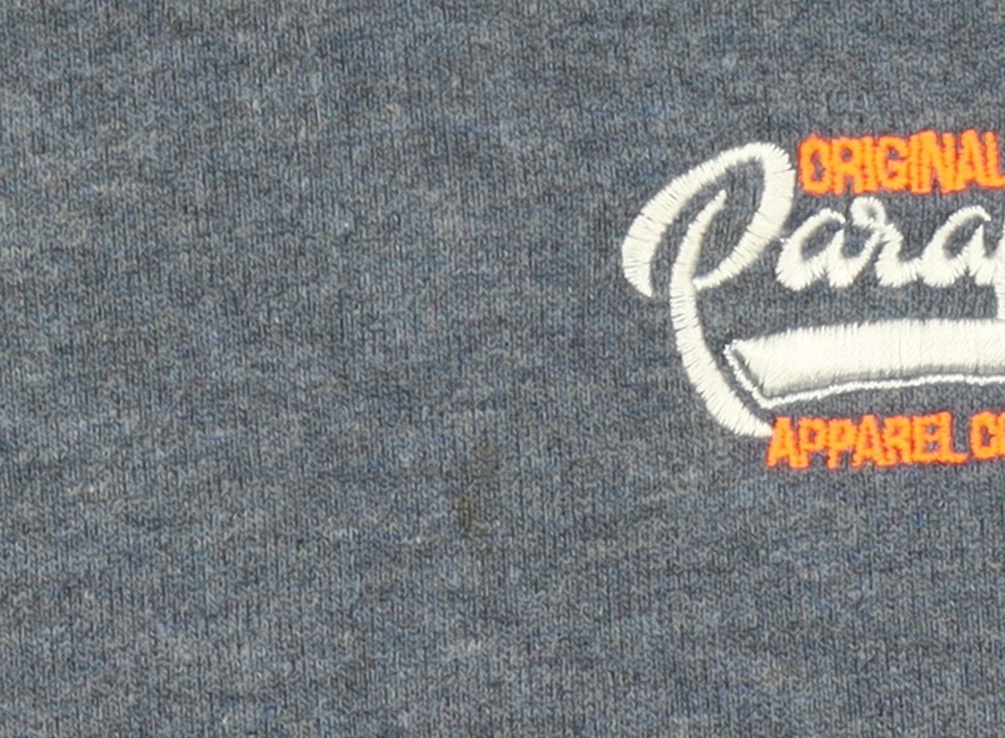 Paraffin Mens Blue 2XL Pullover Hoodie Embroidered Logo Fleece