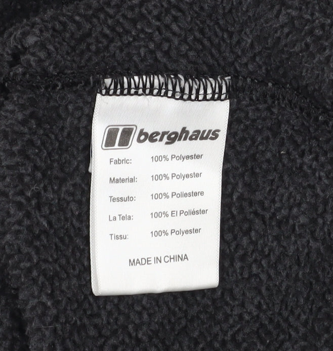 Berghaus Women’s Black Size 10 1/4 Zip Fleece Sweatshirt