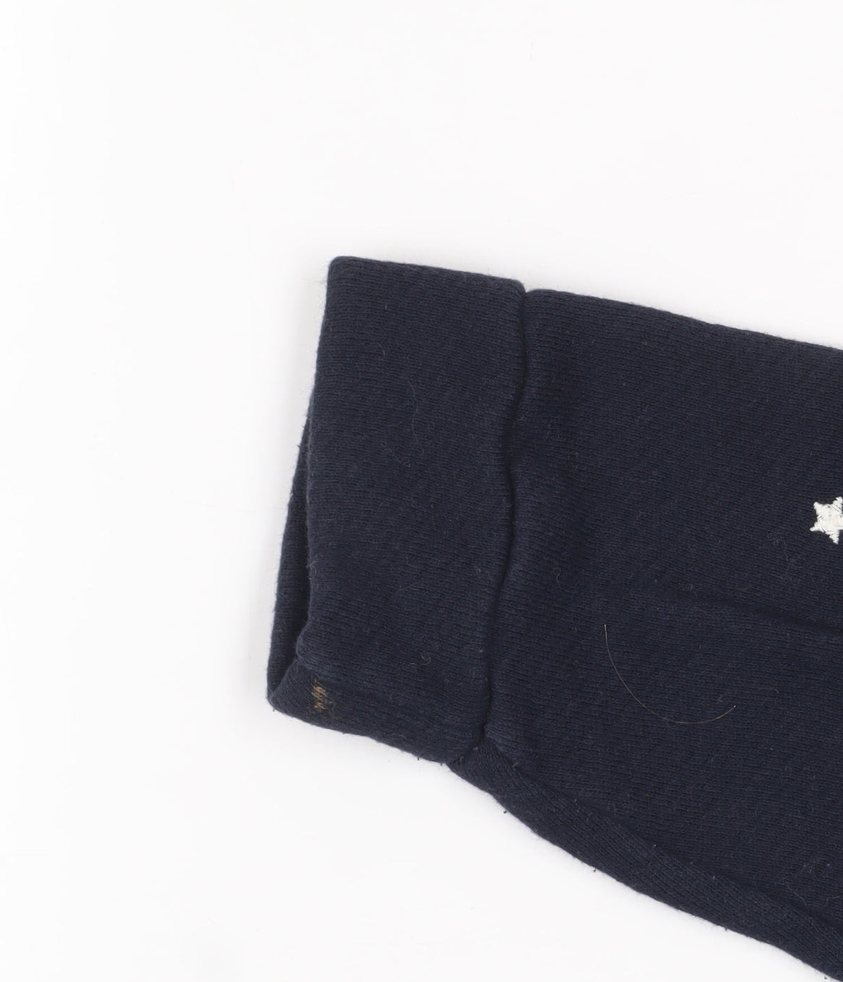 The White Company Women Navy Cotton Star Print Sweatshirt Size 12